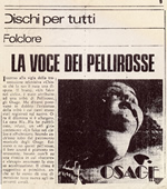 Articolo sugli Osage Tribe 